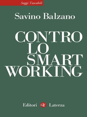 cover image of Contro lo smart working